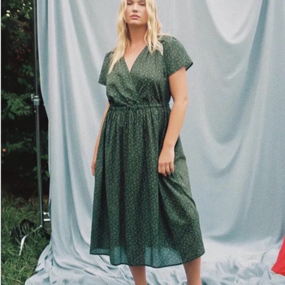 NWT Christy Dawn The Simple Dawn Dress in Moss Pear